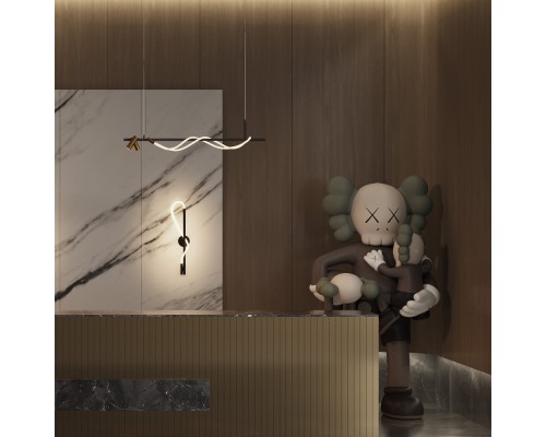 Настенный светильник (бра) Maytoni MOD146WL-L12B3K