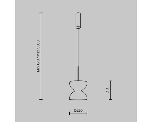 Подвесной светильник Maytoni MOD178PL-L11B3K