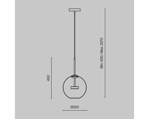 Подвесной светильник Maytoni MOD055PL-L12G3K