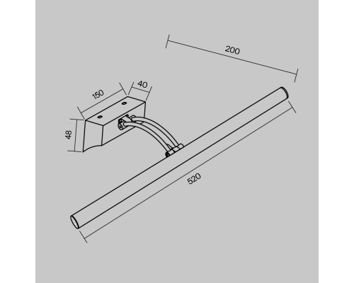 Подсветка Maytoni MIR003WL-L12CH