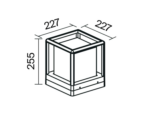Ландшафтный светильник Outdoor O455FL-01GF