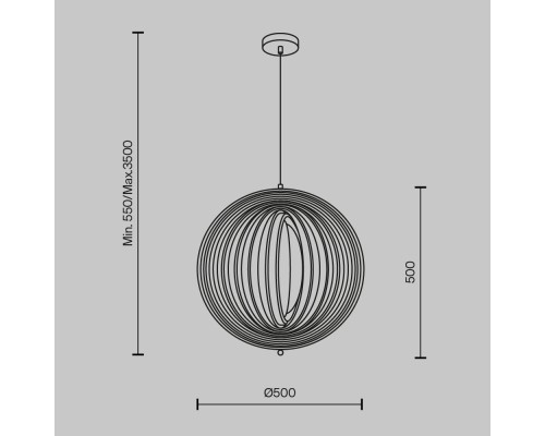 Подвесной светильник Maytoni MOD197PL-01W1