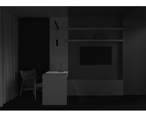 Трековый подвесной светильник Technical TR041-2-12W3K-B