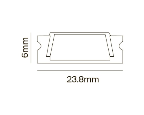 Профиль Led Strip ALM002S-2M