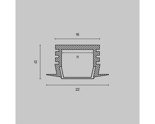 Профиль Led Strip ALM006S-2M