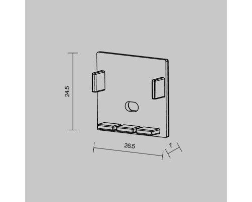 Комплектующие для профиля Led Strip 642001