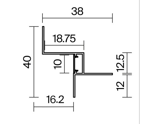 Профиль Led Strip 636024