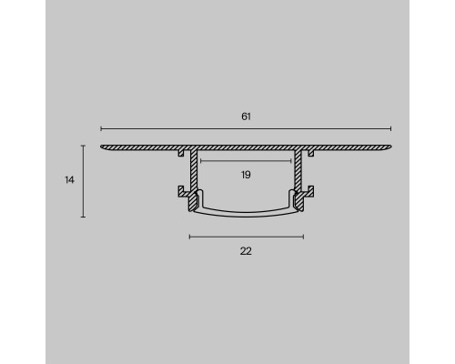 Профиль Led Strip ALM-6114-S-2M