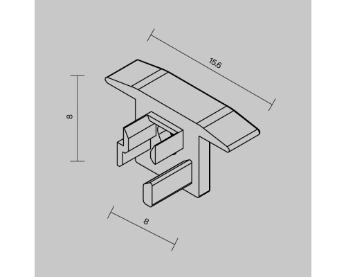 Комплектующие для профиля Led Strip 642084