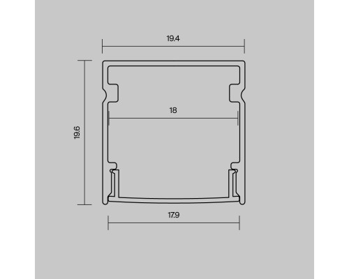 Профиль Led Strip 631015