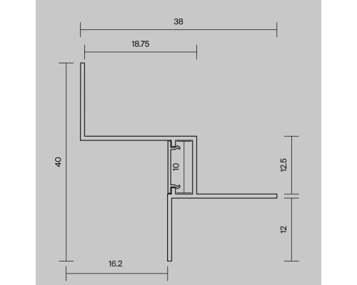 Профиль Led Strip 636024
