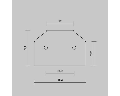 Комплектующие для профиля Technical TRA239MPEC-S