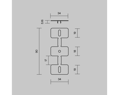 Комплектующие для профиля Led Strip 642080