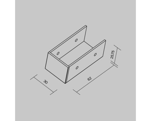 Комплектующие для профиля Outdoor O-TR001-EC