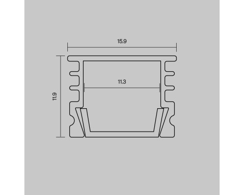 Профиль Led Strip 631012