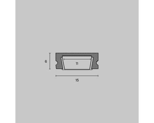 Профиль Led Strip ALM001S-2M