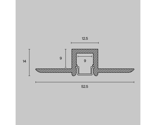 Профиль Led Strip ALM-5313A-S-2M