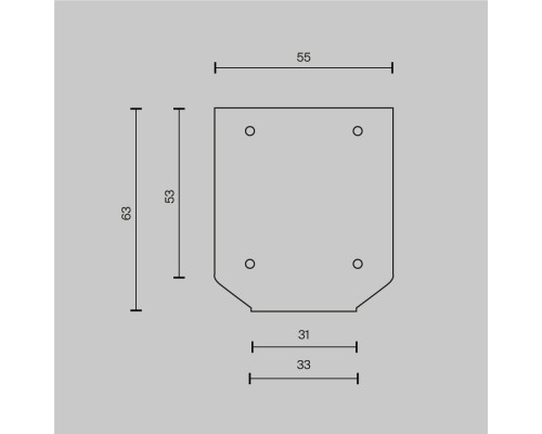 Комплектующие для профиля Technical TRA034MPEC-21S(N)