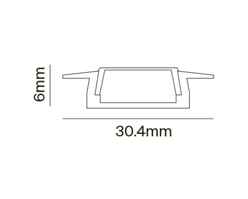 Профиль Led Strip ALM003S-2M
