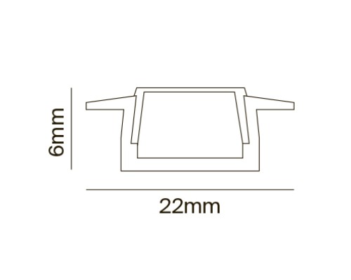 Профиль Led Strip ALM004S-2M