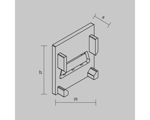 Комплектующие для профиля Outdoor O-TR002-EC