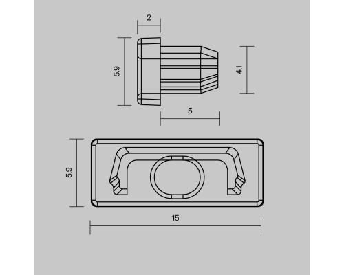 Комплектующие для профиля Led Strip 642012
