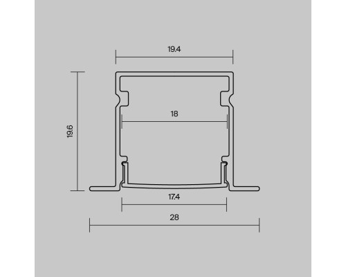 Профиль Led Strip 632017