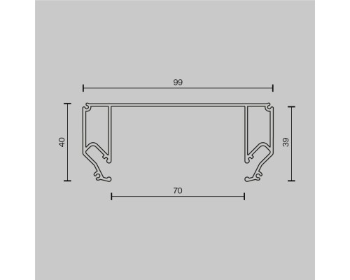 Профиль Technical ALM-9940-SC-W-2M