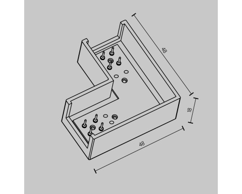 Комплектующие для систем освещения с токоведущими элементами Technical TRA160CL-11B