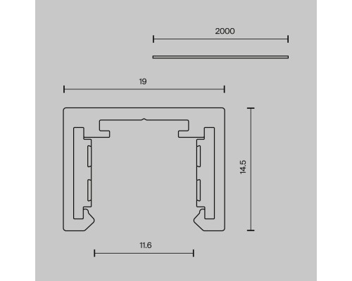 Шинопровод Technical TRX239-412B