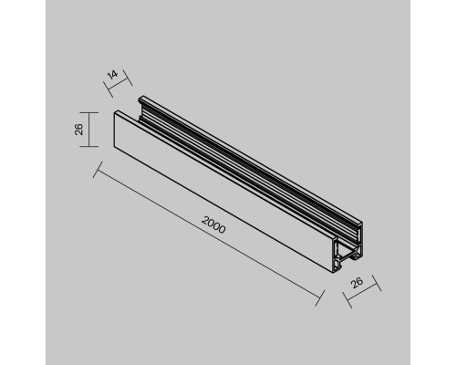 Шинопровод Technical TRXMN034-412W