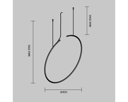Шинопровод Technical TRX233-RV-D800-B