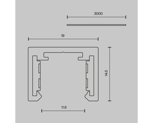 Шинопровод Technical TRX239-413B