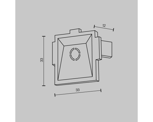 Комплектующие для встраиваемой трековой системы Technical TRA084EC-12W