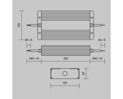 Блок питания Technical PSL008-400W-48V-IP67