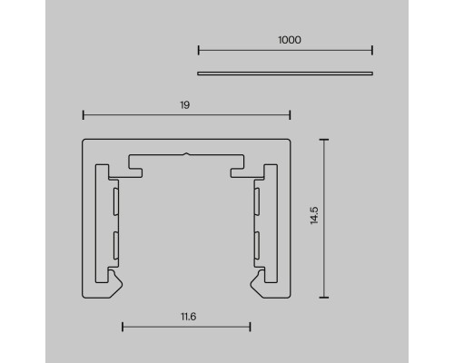 Шинопровод Technical TRX239-411B