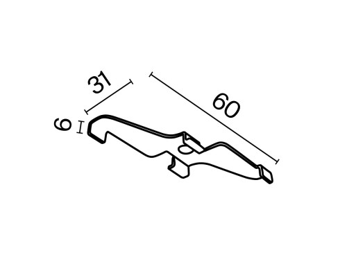 Комплектующие для накладной трековой системы Technical TRA034HS-21W