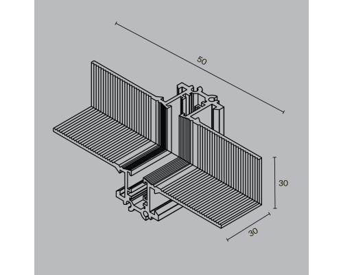 Комплектующие для встраиваемой трековой системы Technical TRA184ICL-13B