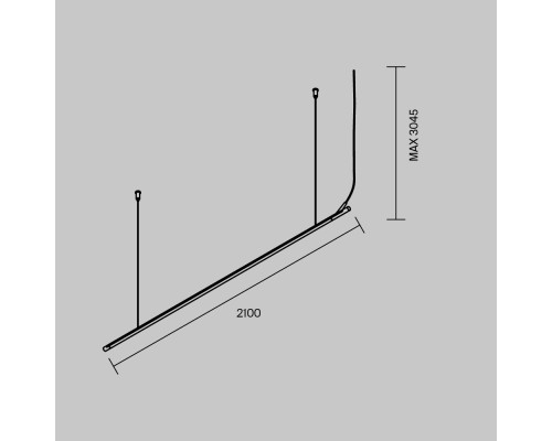 Шинопровод Technical TRX233-HL-2B