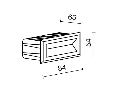 Подсветка для лестниц Outdoor O045SL-L3B3K