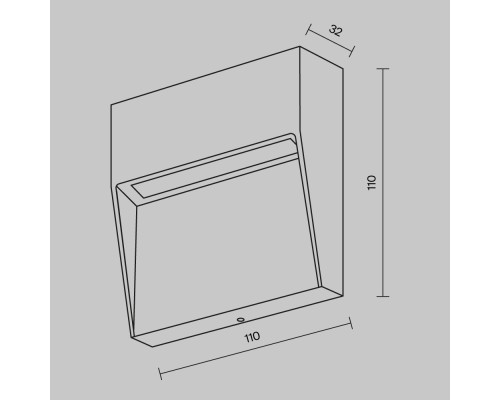Подсветка для лестниц Outdoor O047SL-L3W3K