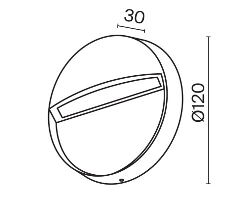 Подсветка для лестниц Outdoor O046SL-L3B3K