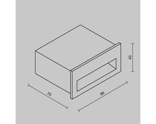 Подсветка для лестниц Outdoor O512SL-L3W3K