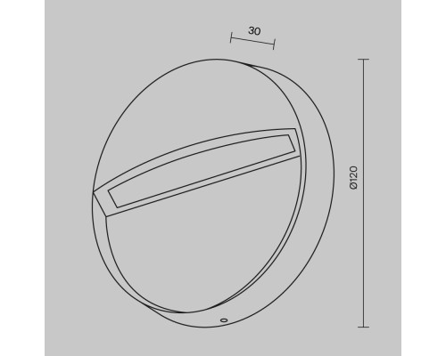 Подсветка для лестниц Outdoor O046SL-L3W3K