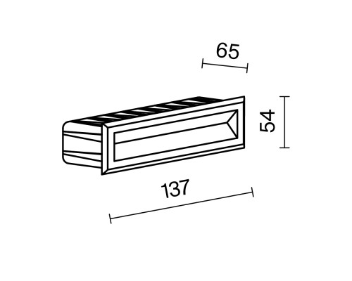 Подсветка для лестниц Outdoor O045SL-L5B3K