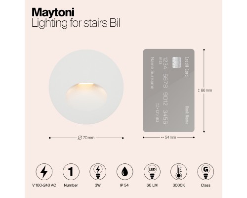 Подсветка для лестниц Outdoor O015SL-L3W3K