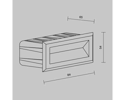Подсветка для лестниц Outdoor O045SL-L3B3K