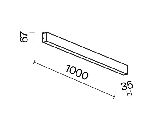 Линейный светильник Technical LL311036