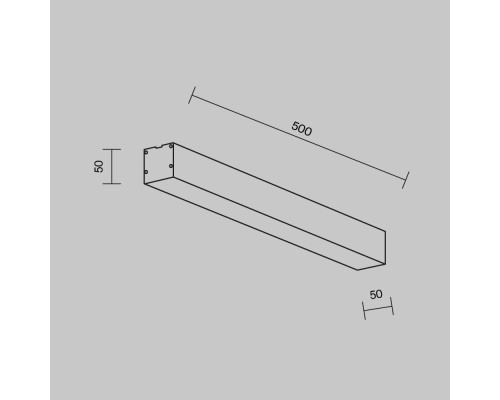 Линейный светильник Technical LL311025
