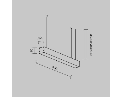 Линейный светильник Technical LL312026
